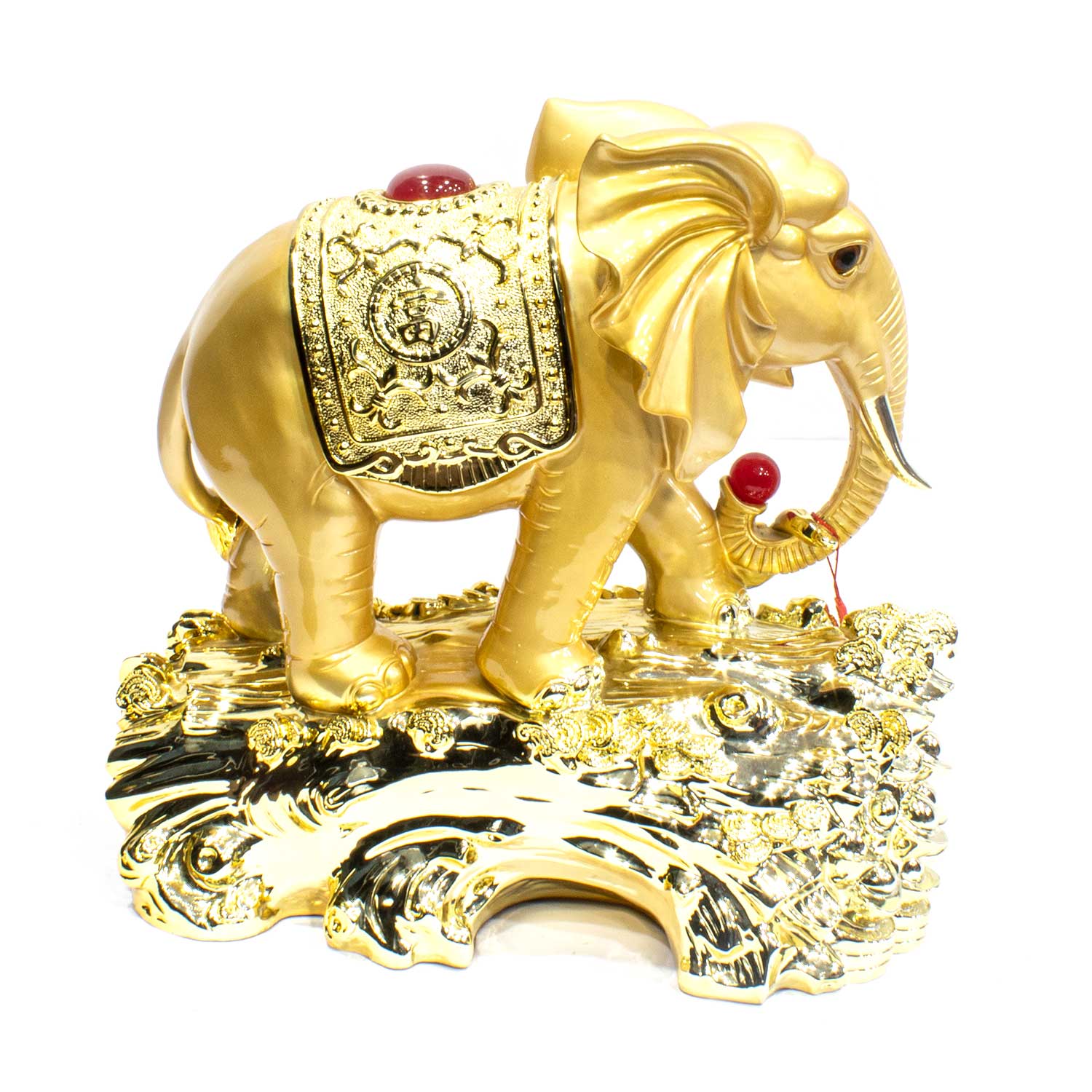 golden elephant figurine